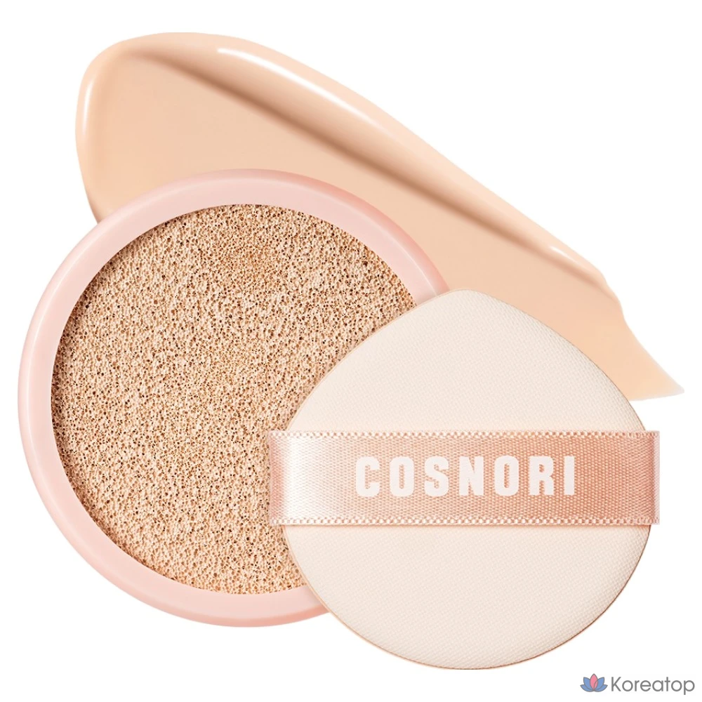 Сменный блок тонального крема Cosnori Fluffy Lightmatte Cushion, 13 г, цвет слоновой кости, 1 шт.