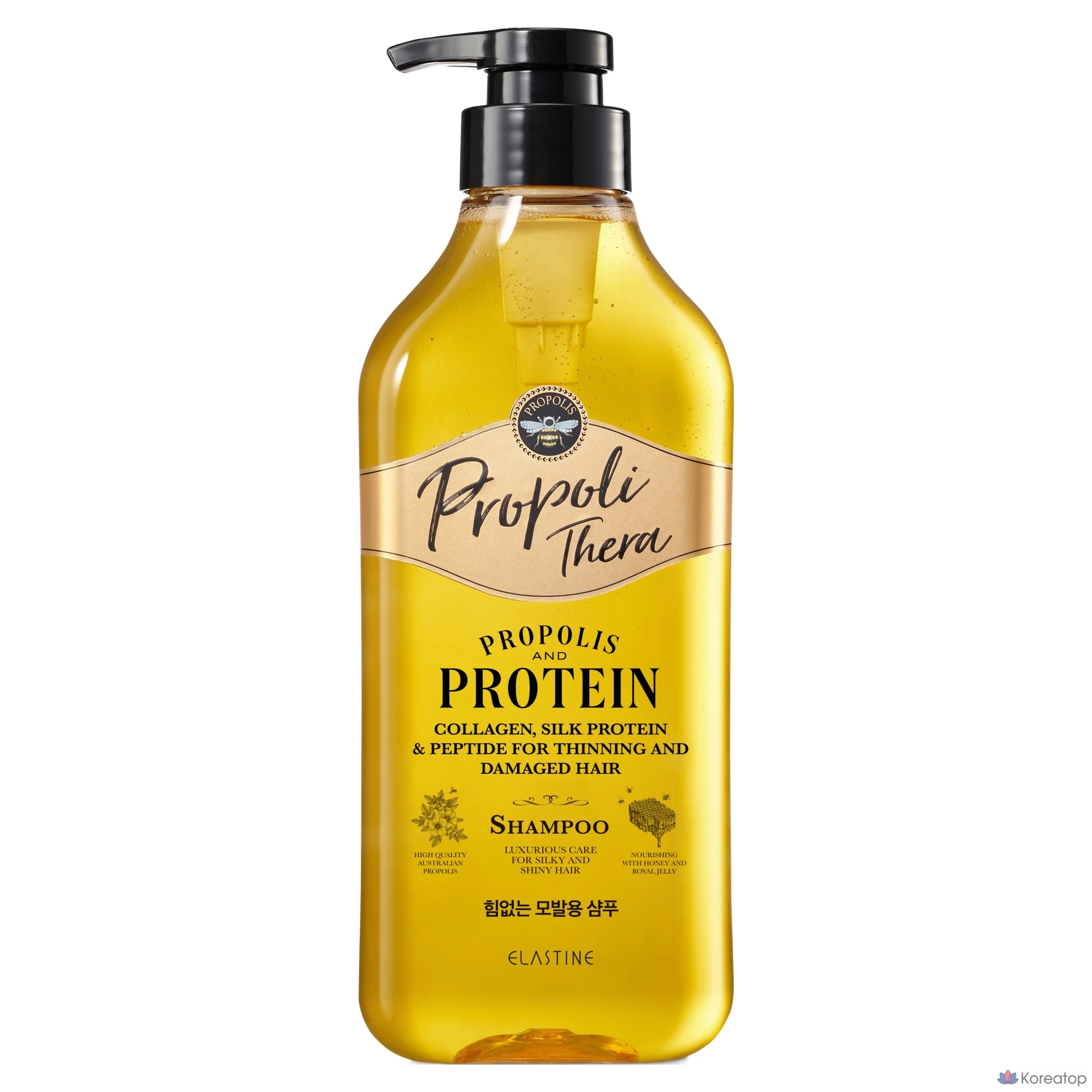 Шампунь с эластином и прополисом для ослабленных волос, 500 мл, 1 шт.