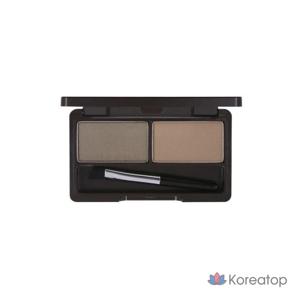 Набор для бровей The Saem Eco Soul Eyebrow Kit, натуральный коричневый цвет, 1 шт.