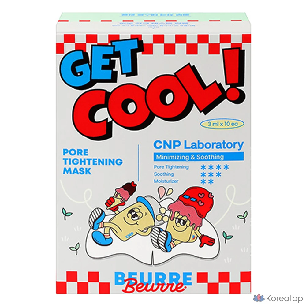 CNP Cha&Park Beurbeur Антипорная маска от черных точек для очищения носа, 1 шт.