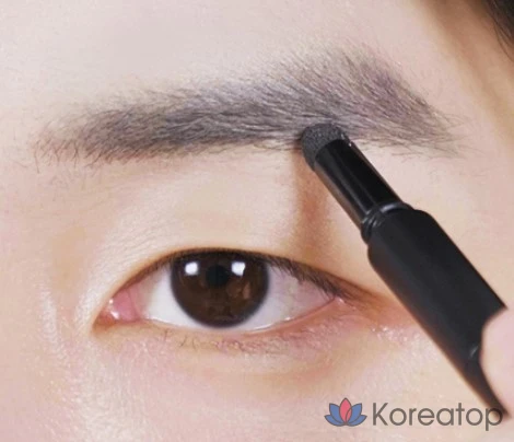 Накладные брови GRAFEN Brow Up для мужчин, темно-коричневые, 1 шт.