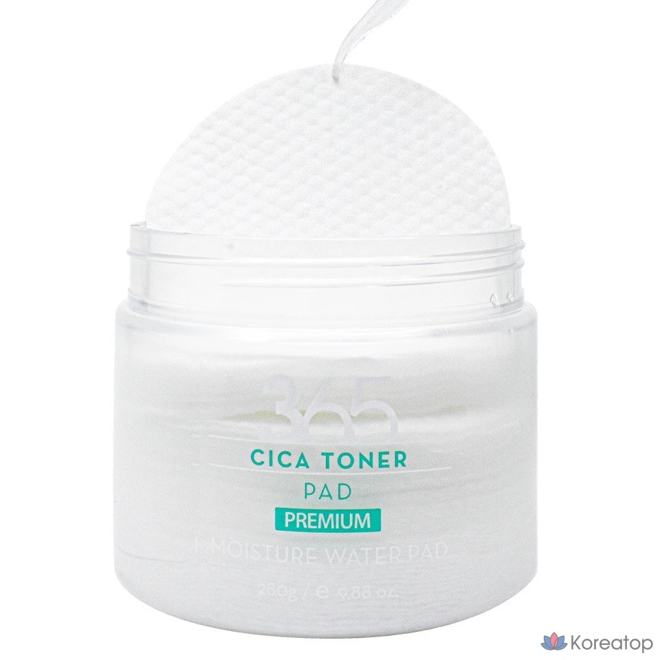 3W Clinic 365 Days Cica Toner Pad, 280 г, 1 шт.