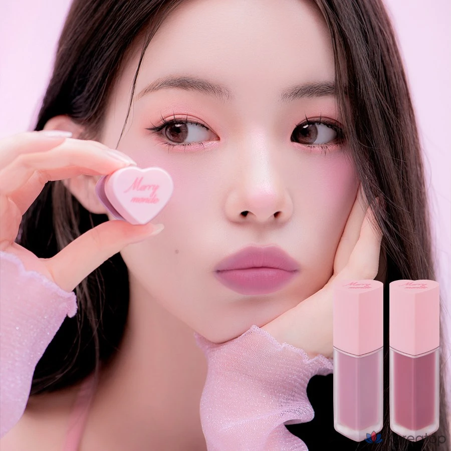 Тинт для губ Heartpercent Merrymond Cherry Heart Mega Tint, оттенок Berry Cherry, 1 шт., фото 6