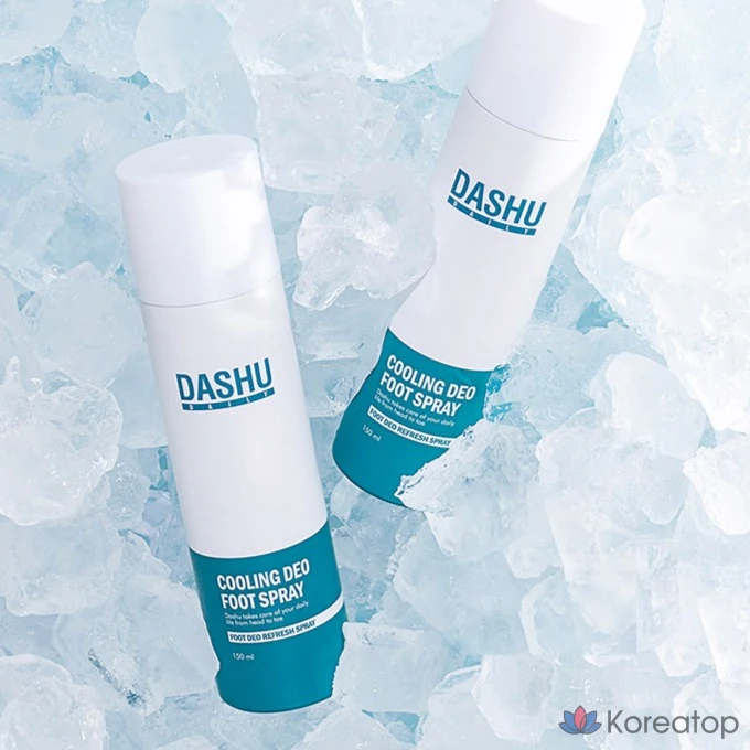 Охлаждающий дезодорант-спрей для ног DASHU Daily Cooling Deo Foot Spray, 1 шт., 1 упаковка