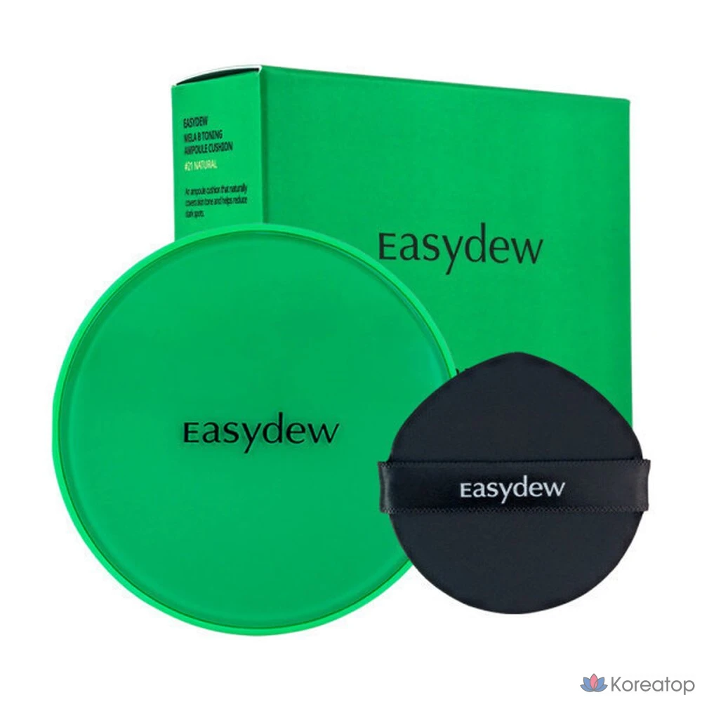 Daewoong Pharmaceutical Easydew Gimi Cushion Mela B Toning Ampoule Green Cushion Main Product 15g Hanga In Pact, 1 unit