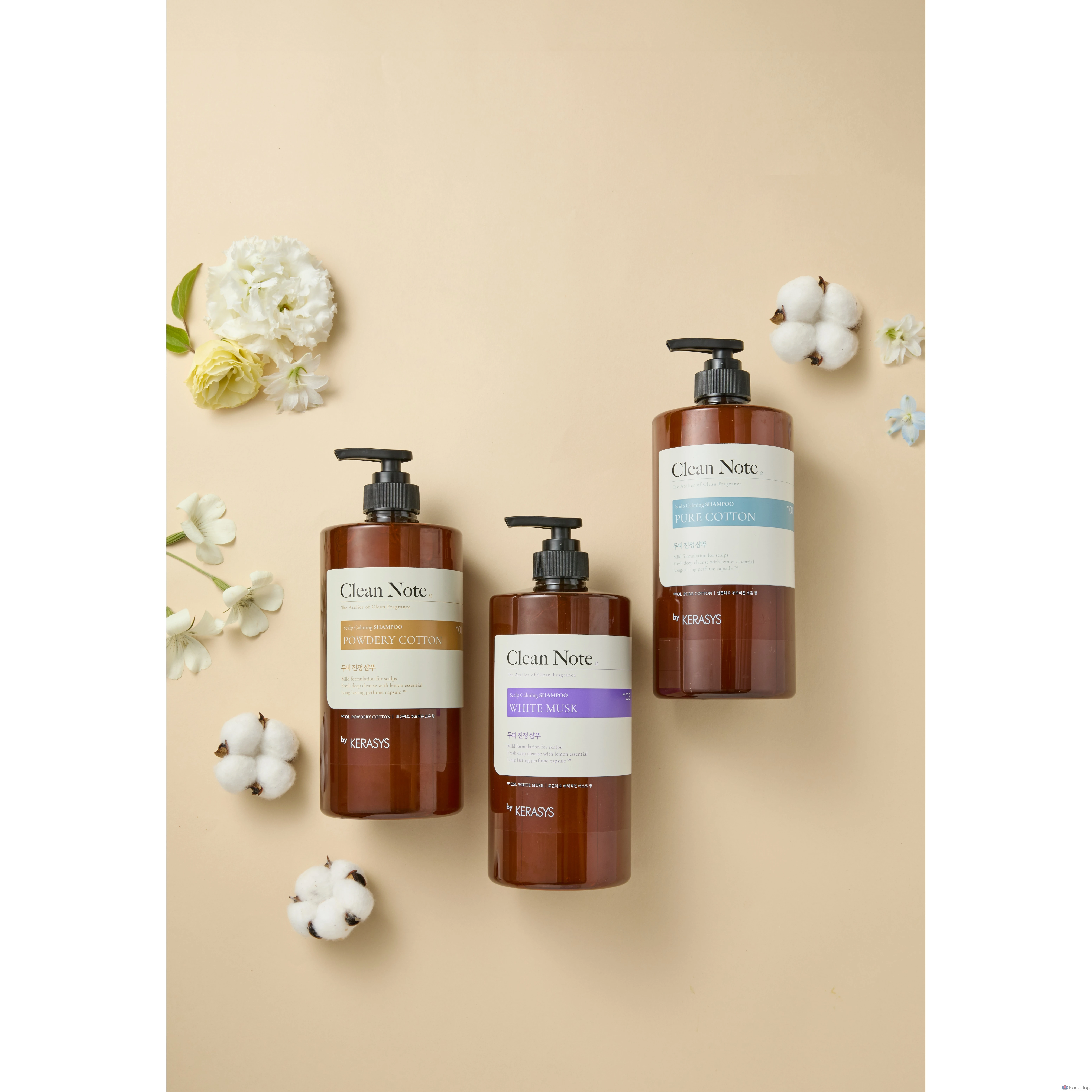 Шампунь KeraSys Clean Note White Musk, 1 л, 1 бутылка