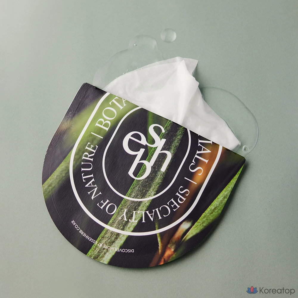 Набор хлопковых масок EssenHerb Tea Tree Relief, 5 штук, 5 штук в упаковке., фото 6