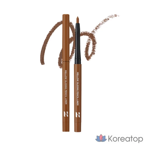Подводка для глаз Holika Holika Mellow Gliding Pencil Liner, 0.3g, 03 Caramel Crogle, 1 шт.