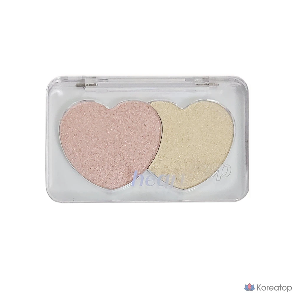 Румяна Etude House Heart Pop Duo 7,5 г, оттенок Envy Flash, 1 шт.
