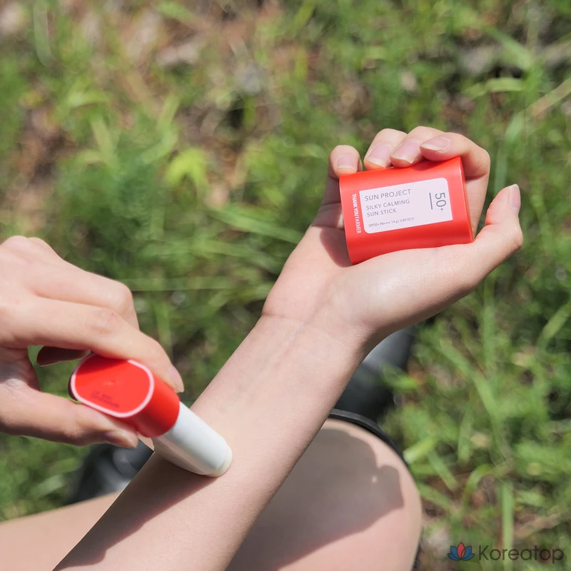 Успокаивающий солнцезащитный стик Thank You Farmer Sun Project Silky Calming Sun Stick, 14 г, 1 шт.