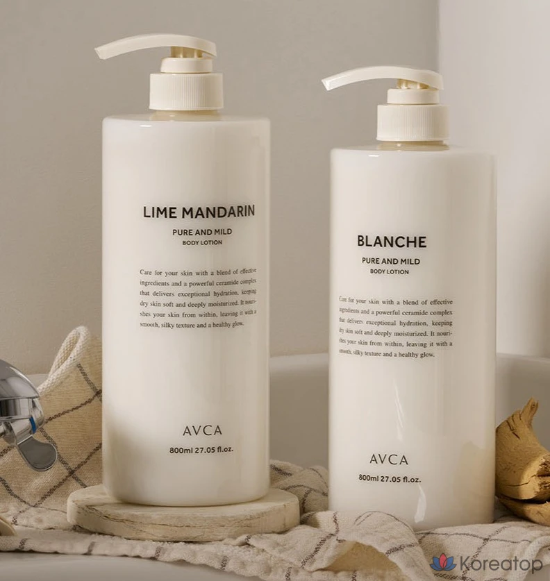 Лосьон для тела AVCA Pure &amp; Mild с керамидами, груша и фрезия, 1 шт., 800 мл