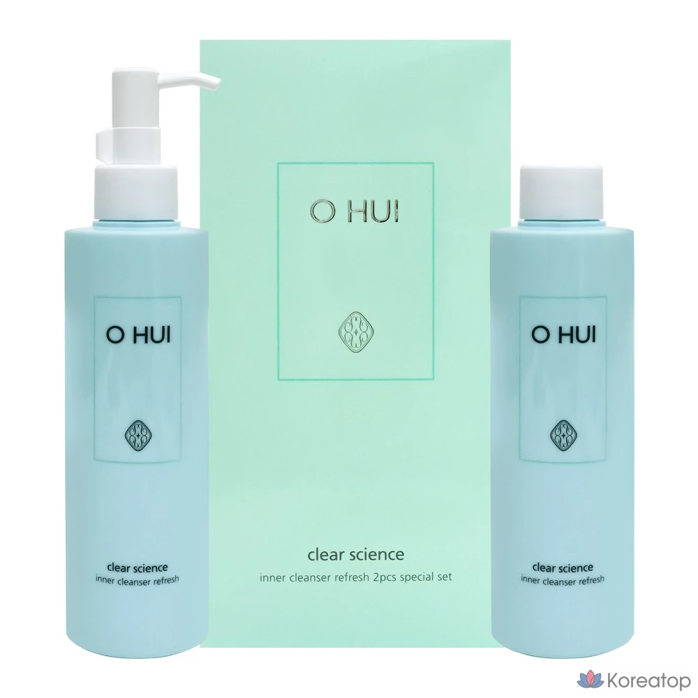 Набор из 2 средств для внутреннего очищения Ohui Clear Science Inner Cleanser Refresh, 400 мл, 1 комплект.