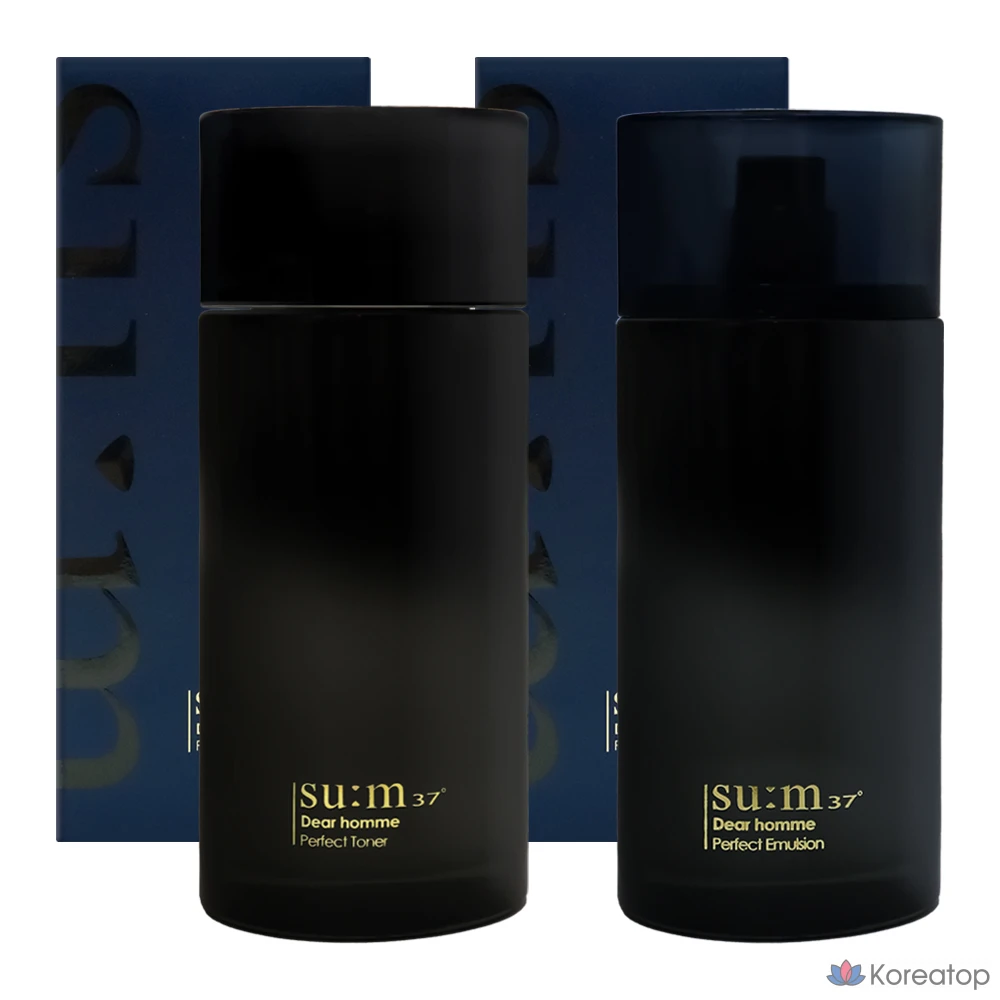 Набор 37 Degrees Dear Homme Perfect Toner 130 мл + эмульсия 110 мл, 1 комплект