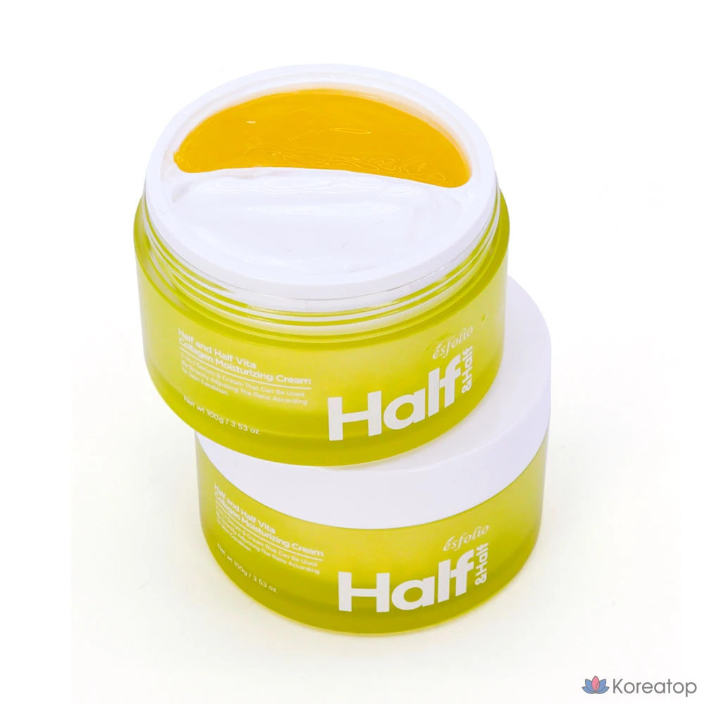 Увлажняющая сыворотка и крем Esfolio Half &amp; Half Vita Collagen, 100 г, 1 шт.