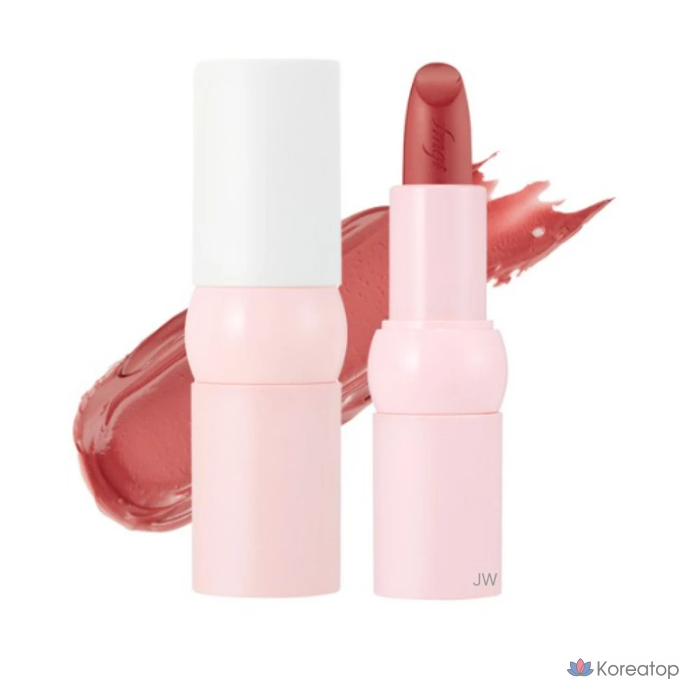 Помада The Face Shop fmgt New Bold Sheer Glow Lipstick, 04 Molang Edition (Rose), 4 г, 1 шт.