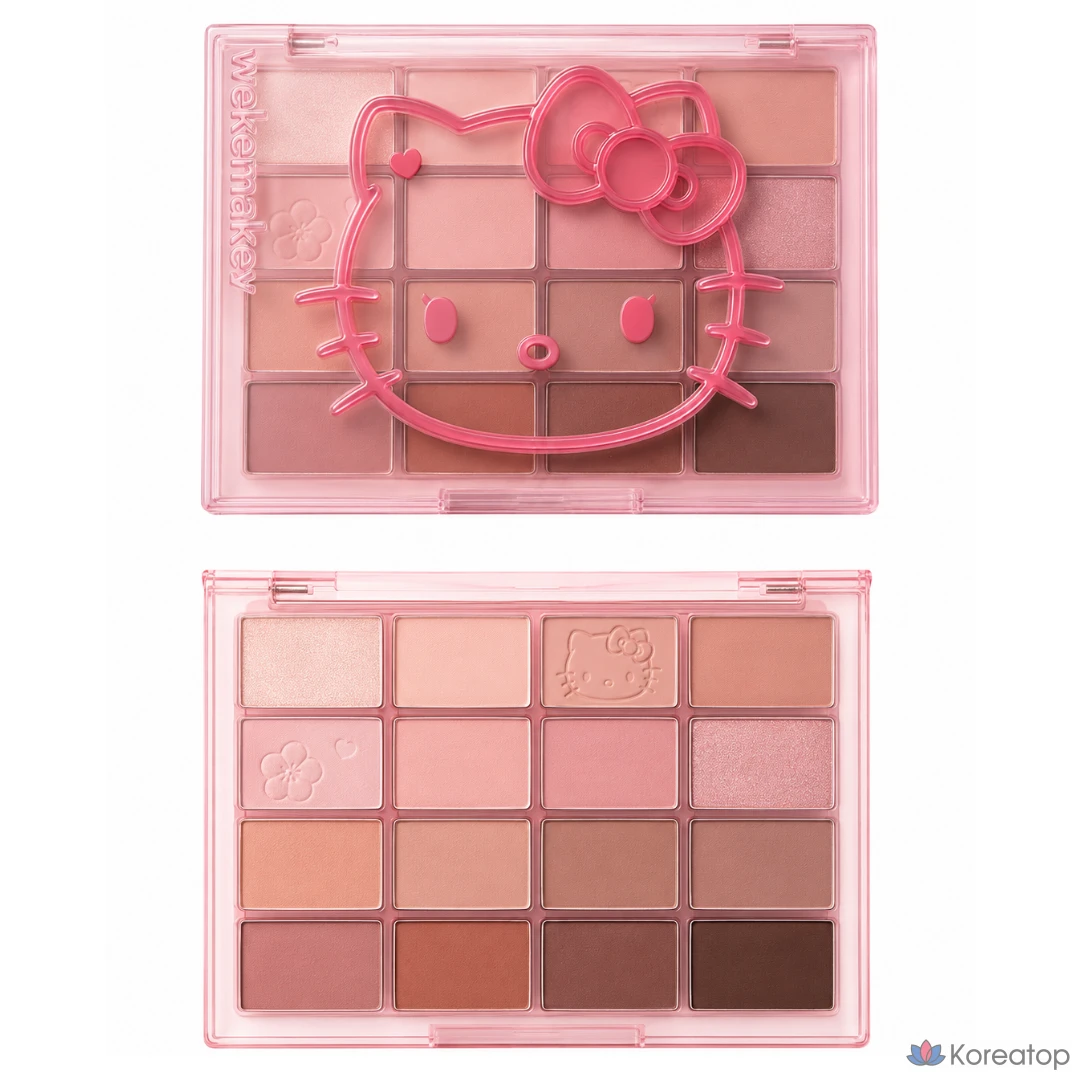 Палетка теней для век WAKEMAKE Soft Blurring Eye Palette, оттенок 31 Pink Like Blurring, 1 шт., фото 4