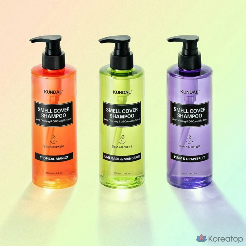 Шампунь Kundal All Day Smell Cover Youth с ароматом сливы и грейпфрута, 400 мл, 1 шт.