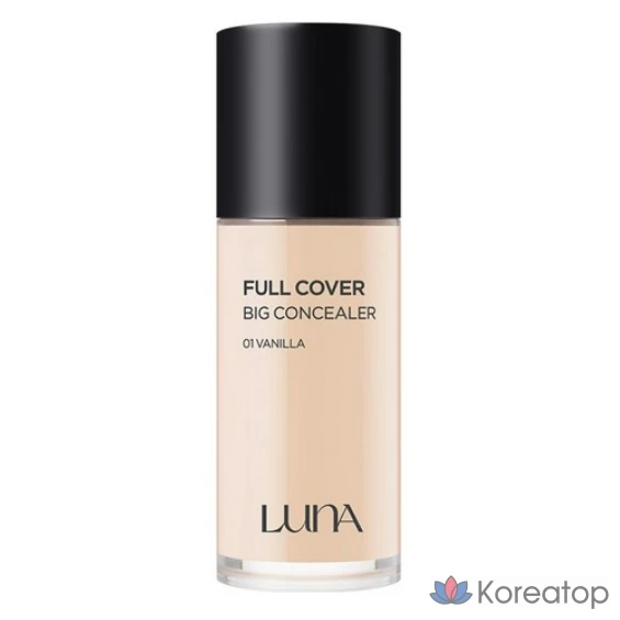 Консилер Luna Long-Lasting Full Cover Big Concealer, 40 г, 1 шт., цвет ваниль.