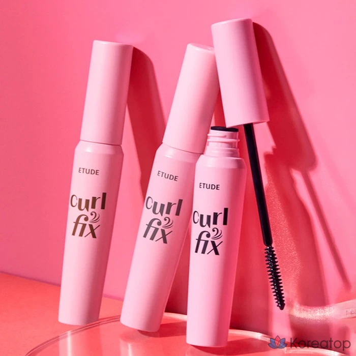 Тушь для ресниц Etude House Curl Fix, 8 г, серо-коричневая, 1 шт., фото 4