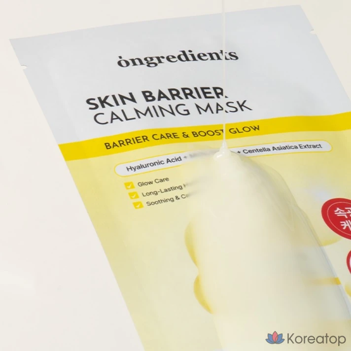 Тканевая маска для лица Ongredients Skin Barrier Calming Mask, 24 шт., фото 6