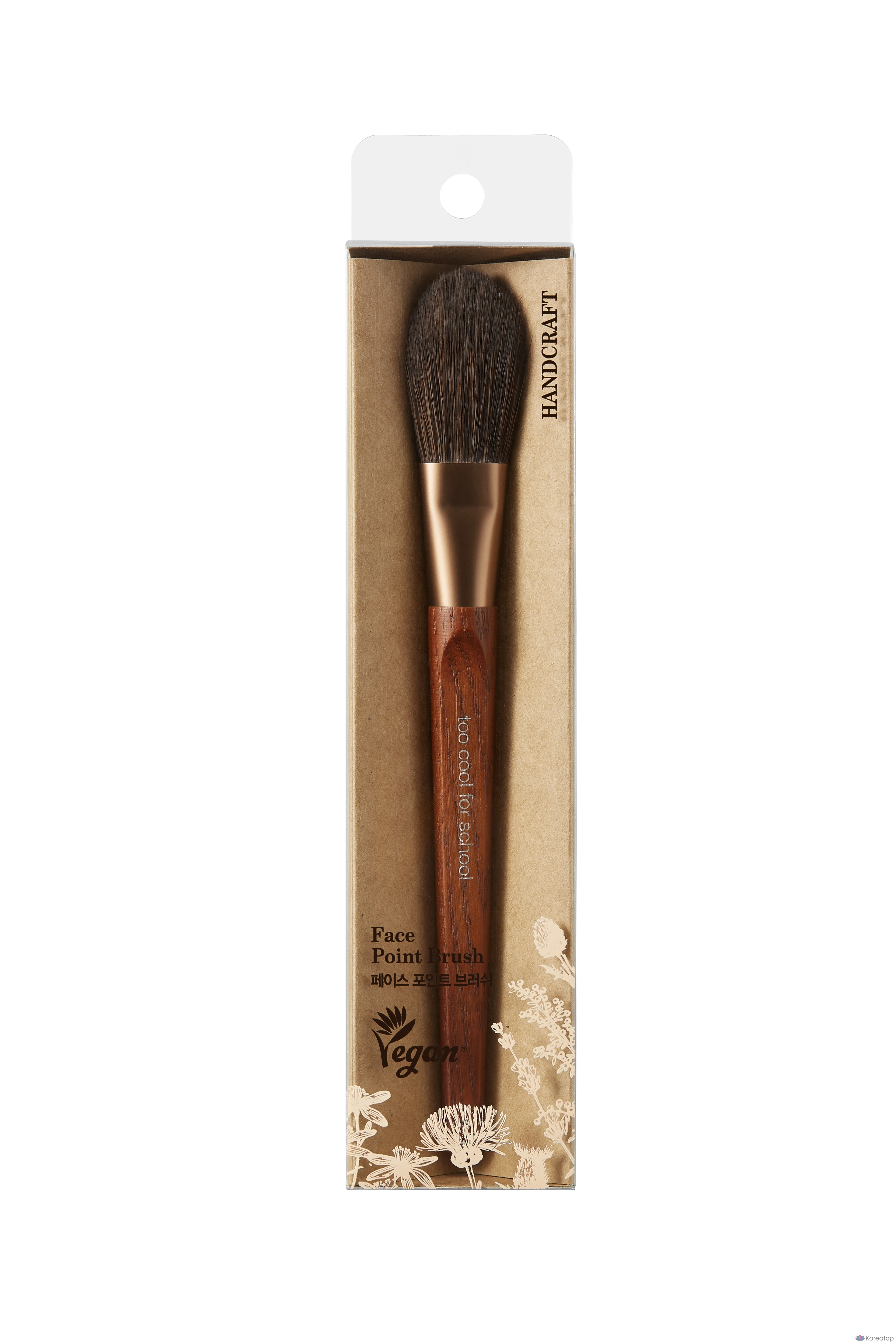 Кисть для макияжа лица Too Cool For School Artist Vegan Face Point Brush, разные цвета, 1 шт.