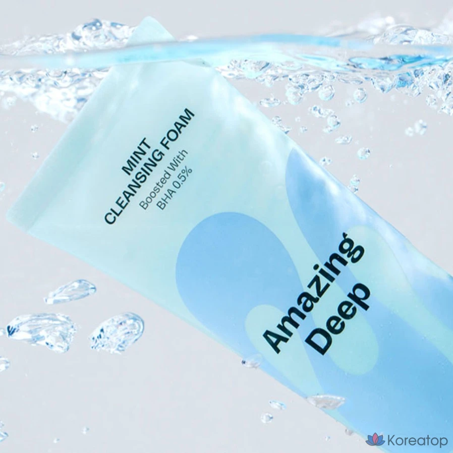 Очищающая пенка для лица Mamonde Amazing Deep Mint, 120 мл, 1 шт.