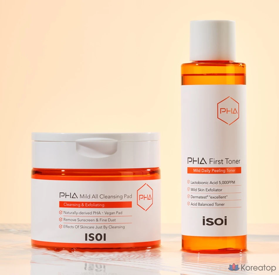 Очищающие подушечки Isoi Paha Mild All, 230 г, 60 листов, 1 упаковка.