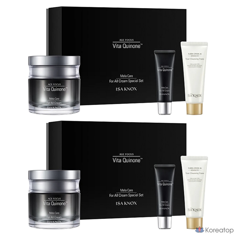 Набор Isa Knox Age Focus Freckle For All Cream 50 мл + Freckle For All Cream 20 мл + Cleansing Foam 40 мл (2 набора)