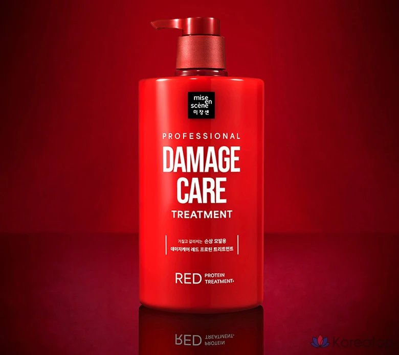 Средство для ухода за поврежденными волосами Mise en Scene Damage Care Red Protein Treatment, 1 л, 1 шт., фото 2