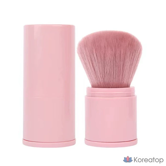 Портативная ультратонкая кисть для румян Jungsaemmool, 1 шт., черная., фото 6