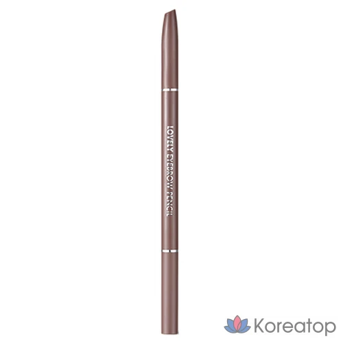 Карандаш для бровей Tony Moly Lovely Eyebrow Pencil, оттенок 6 Latte Brown, 0.1 г, 1 шт.