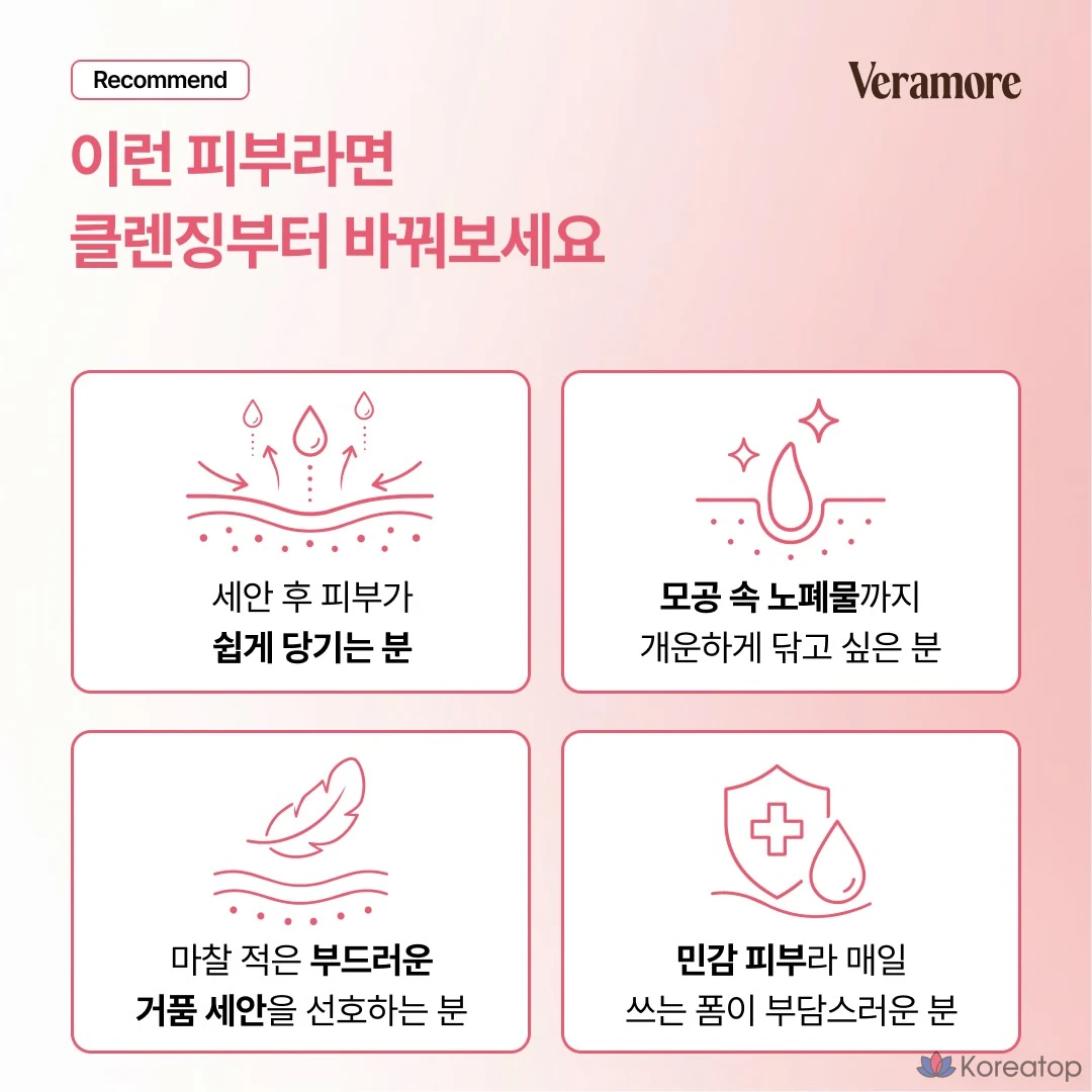 Пенка для умывания VERAMORE Low pH Rose Bubble Gentle Cleansing Foam, 150 мл, 1 шт., фото 6