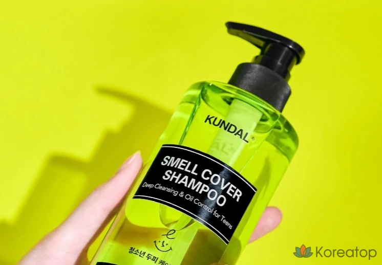 Шампунь Kundal All Day Smell Cover Youth с ароматом лайма, базилика и мандарина, 400 мл, 1 шт.