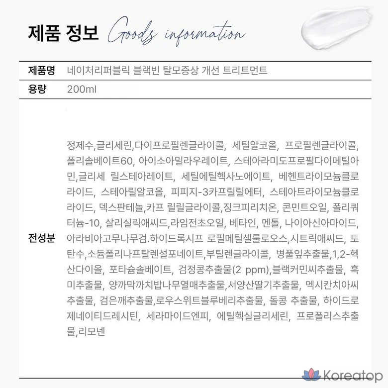 Средство от выпадения волос Nature Republic Black Bean, 200 мл, 1 шт.