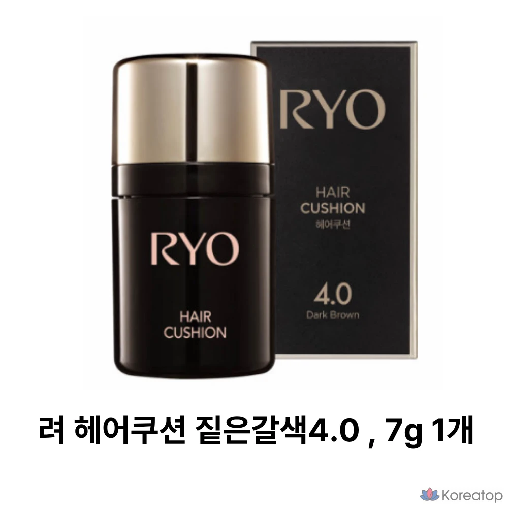 Накладные пряди для волос Ryo Hair Cushion, 7 г, 01 Темно-коричневый 4.0, 1 шт.