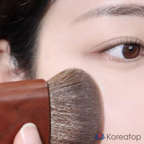 Набор Too cool for school Artist Vegan Pocket Powder Brush + Pouch Set, 1 шт., разные цвета.