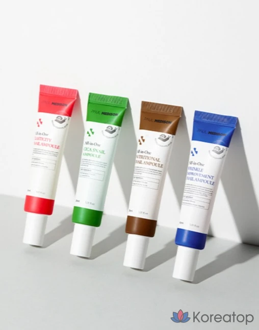 Ампула PAUL MEDISON All-in-One для разглаживания морщин с экстрактом слизи улитки, 1 шт., 30 мл