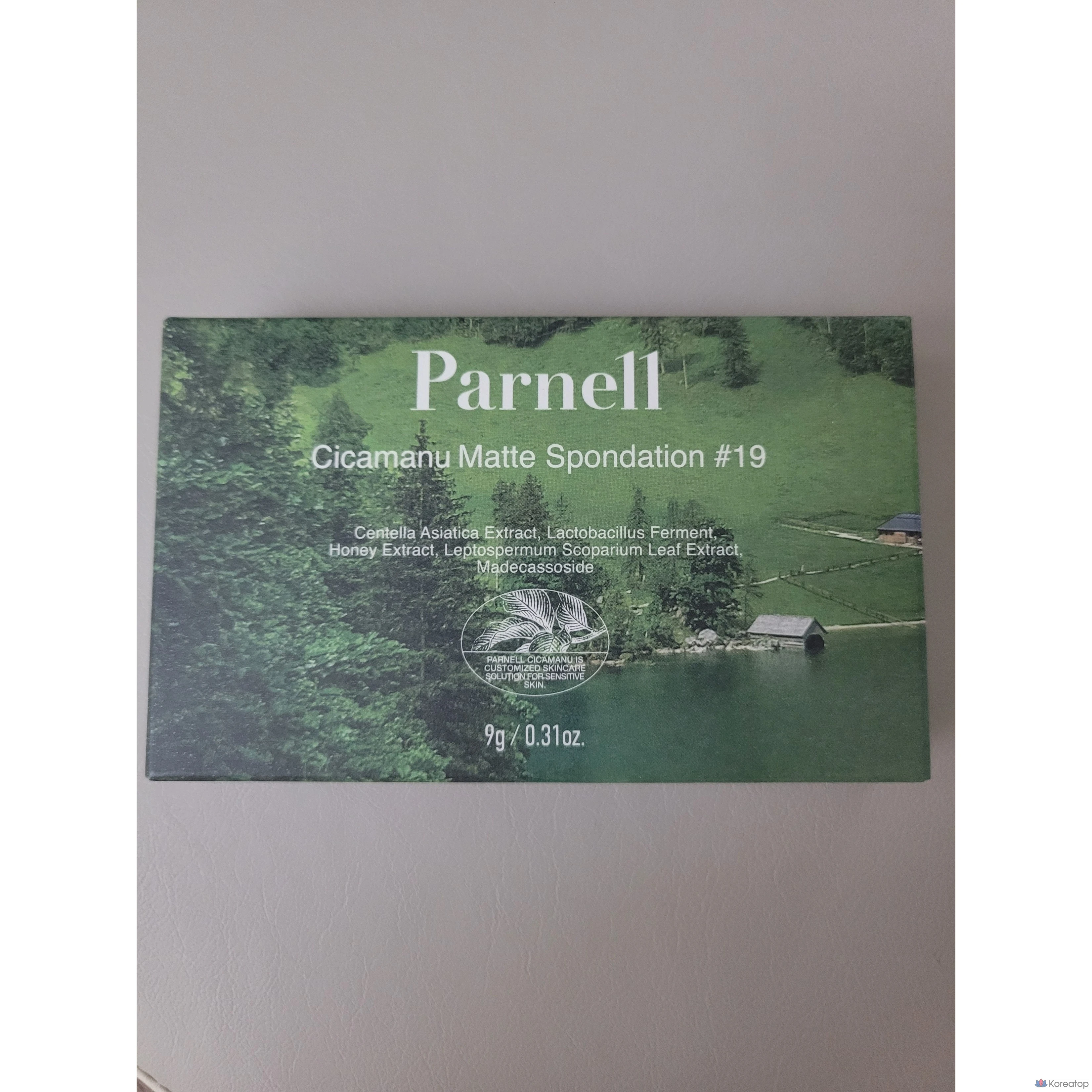 Матовая тональная основа Parnell Shikamanu Matte Spundation 9 г, оттенок Spundation № 19, 1 шт.