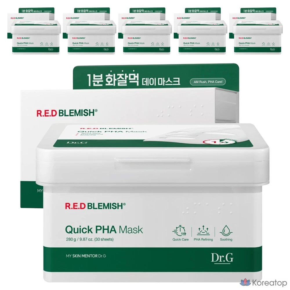 Маска Dr.G Red Blemish Quick Paha, 6 шт., 30 шт.