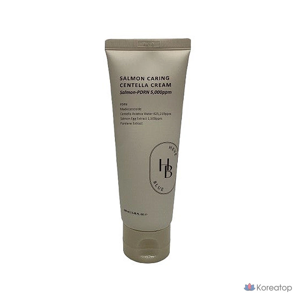 Крем HEVEBLUE Salmon Caring Centella Salmon Cream, гипоаллергенный, регулирует баланс жира и влаги, успокаивает кожу, отбеливает, уменьшает морщины, линия Centella asiatica salmon, 1 шт., 100 мл