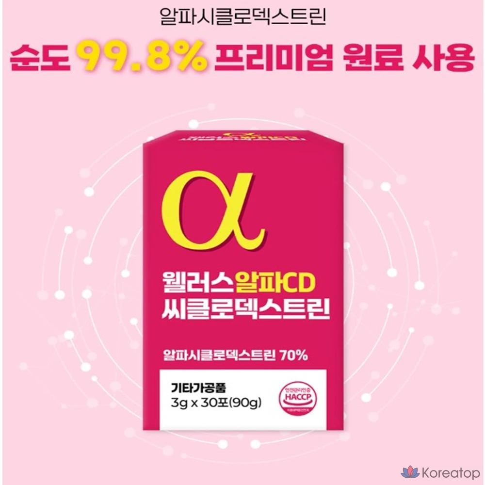 Ilyang Pharmaceutical Prime Alpha CD Alpha Циклодекстрин / 100% чистый неперевариваемый мальтодекстрин, 30 порций, 2 коробки