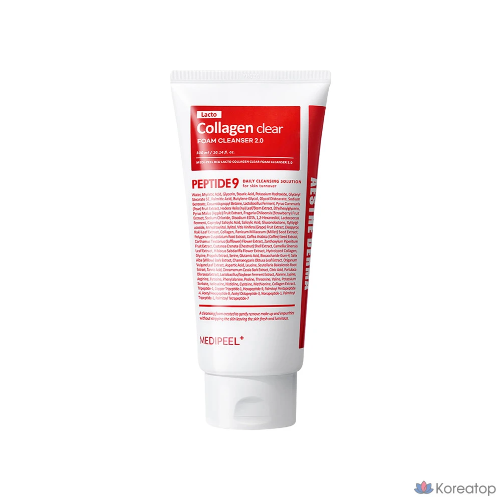 Тоник с мезоколлагеном 1000 мл + прозрачный коллаген Medi-Peel Red Lacto 300 мл, 1 шт., 1 л