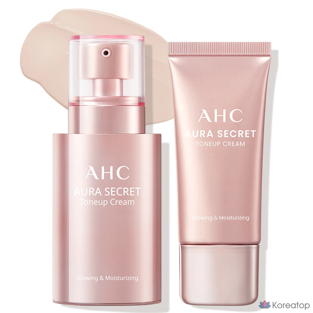 Набор тональных кремов AHC Aura Secret Tone-Up Cream SPF30 PA++ Plus, разные цвета, 1 шт.