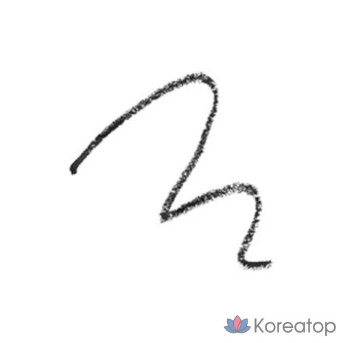 Карандаш для глаз The Saem Three Edge Pencil Eyeliner, 0.25 г, 01 черный, 1 шт.