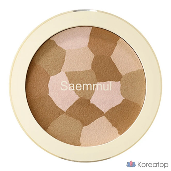 Светящиеся многоцветные тени The Saem Sammul Luminous Multi Shading, 8 г, смешанные цвета, 1 шт.
