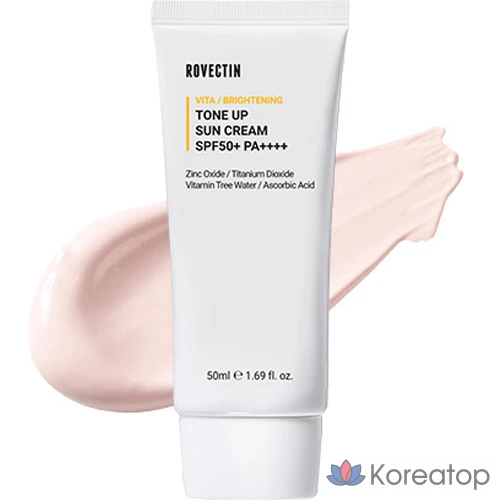 Солнцезащитный крем Rovectin Vita Tone-Up SPF50+ PA++++, 50 мл, 1 шт.