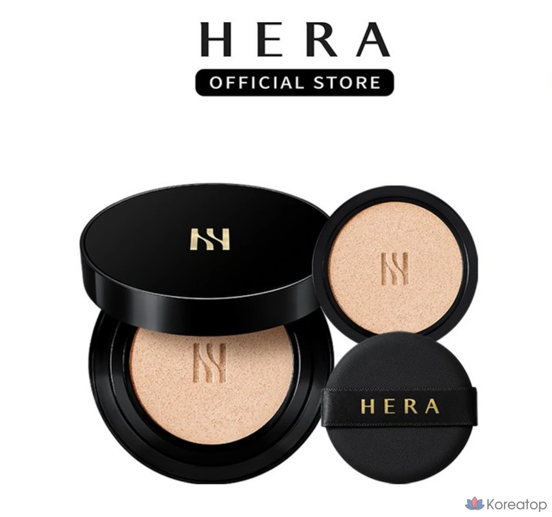 Тональный крем Hera Black Cushion SPF 34/PA++, сменный блок, 1 шт.