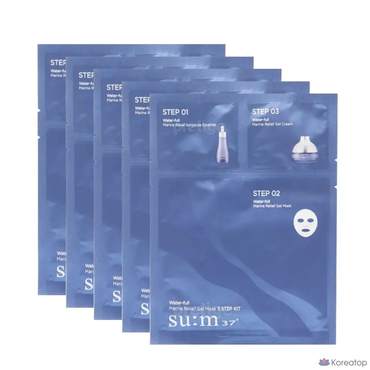 Маска для облегчения дыхания в бассейне с морской водой 3STEP 15 штук, 15 штук, 1 штука