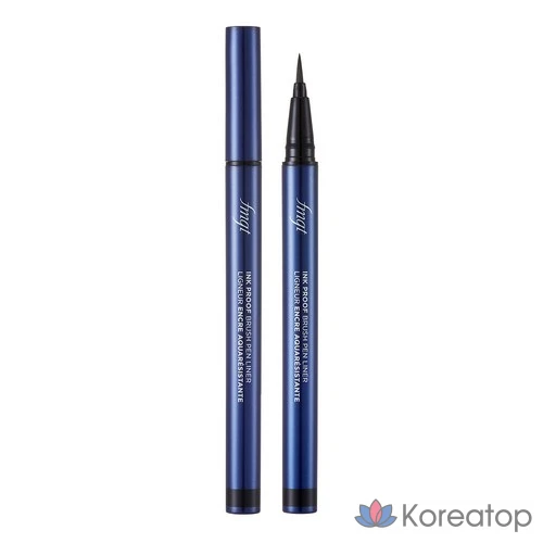 Фунтовая кисть-карандаш The Face Shop Inkproof Brush Pen, 0,6 г, черный, 1 шт.