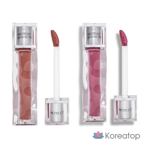 Блеск для губ Rainbow Mansion Icy Glow, оттенок 01 Petal, 1 шт.